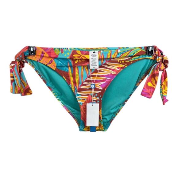 Bleu Rod Beattie NWT The Heat Is On Brief Tie Side Hipster Bikini Bottom Size 12 - Picture 11 of 13